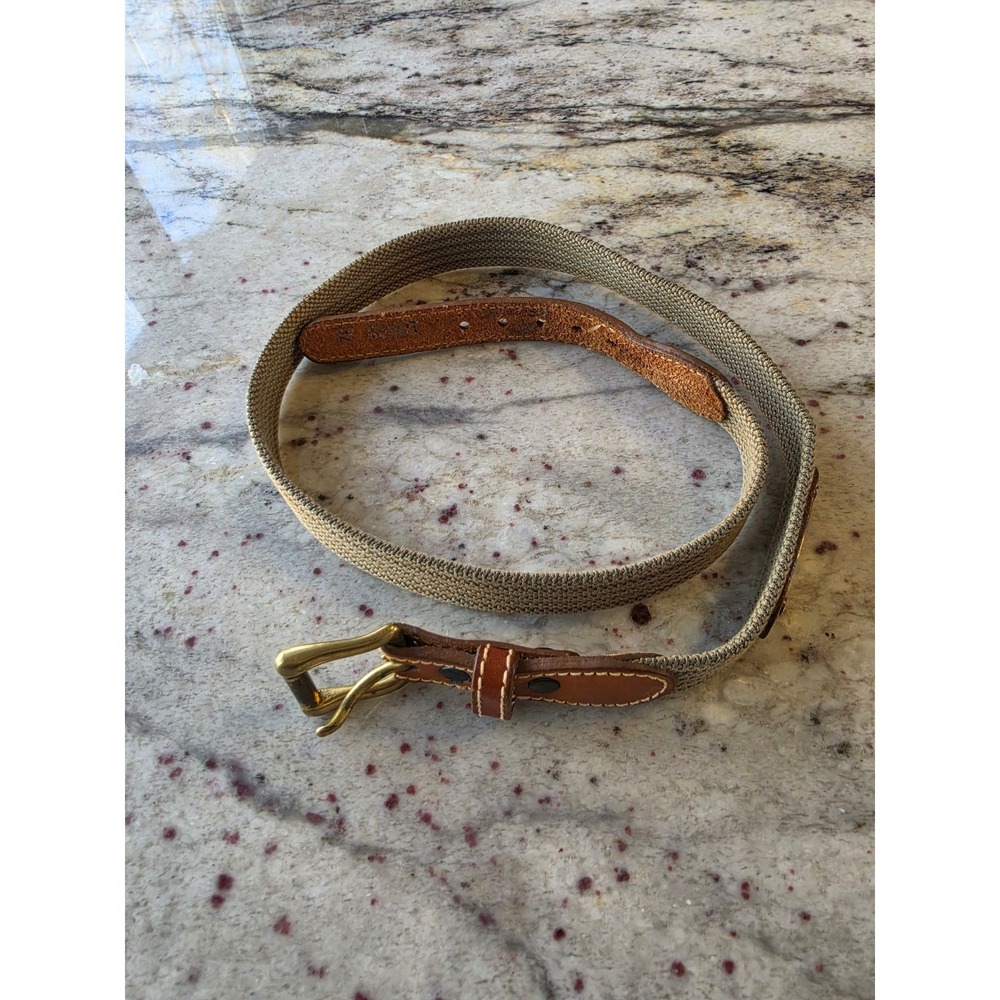 Vintage jordache surcingle canvas Belt 32" last hole to buckle